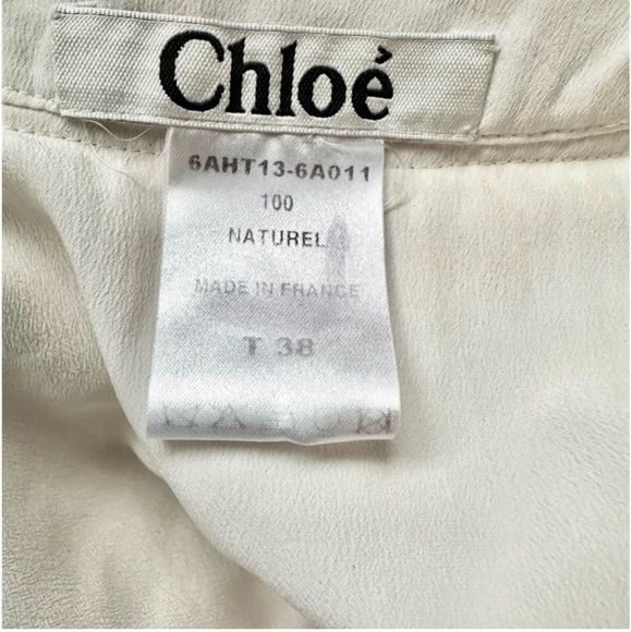 Chloé vintage silk ruffle top, circa early 2000s (Phoebe Philo era) - Picture 2 of 11